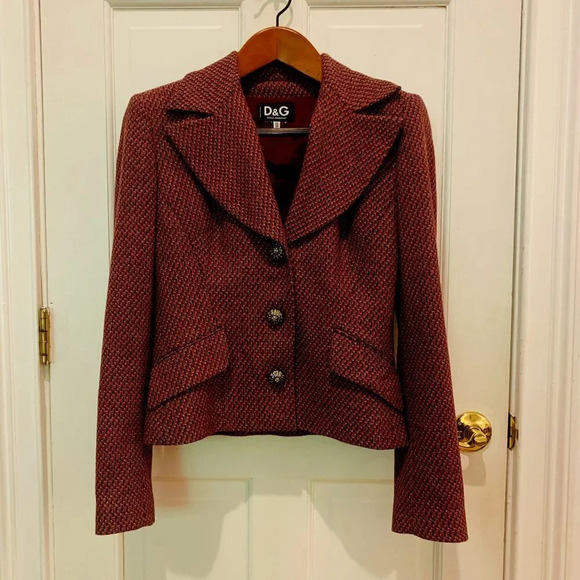 Vintage Dolce & Gabbana Blazer Sport Coat Jacket 46 10 Excellent Condition! - Picture 1 of 15